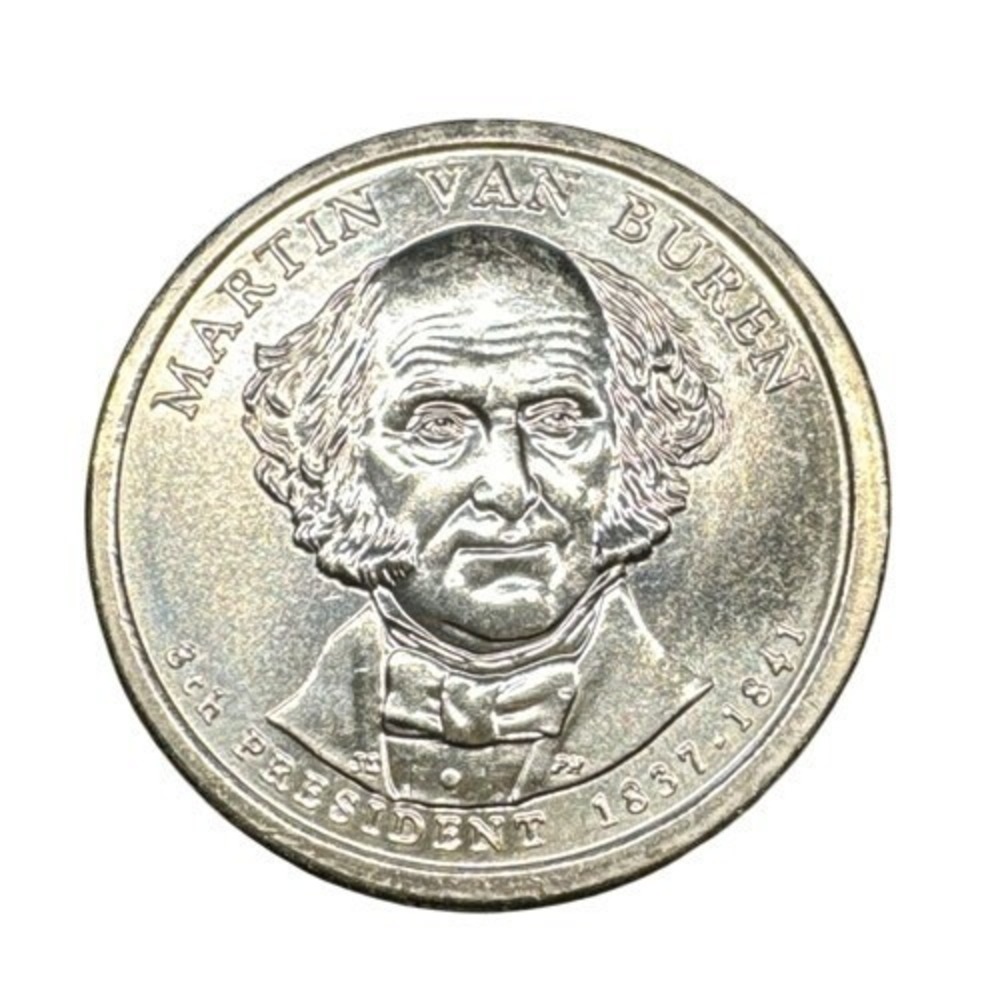 2008 P Martin Van‎ Buren $1 Presidential Dollar Coin BU